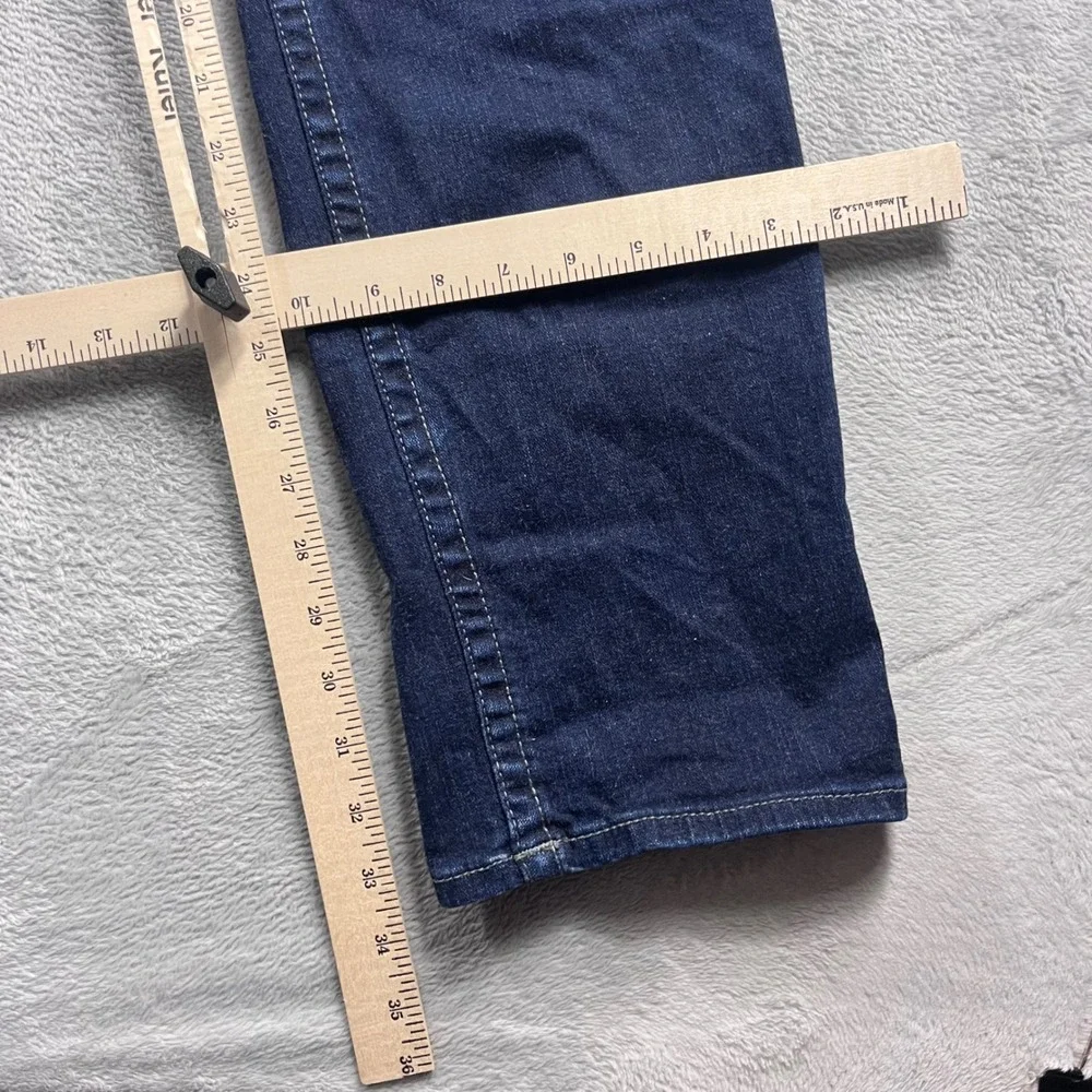 True Religion Rocco Relaxed Skinny Jeans Mens 42 Dark Wash Indigo Denim